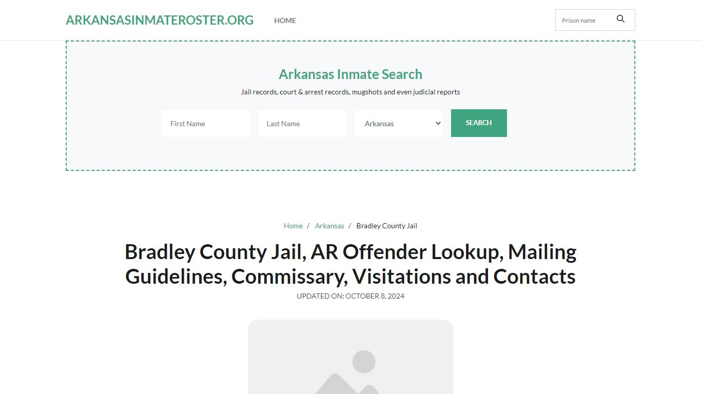 Bradley County Jail, AR: Inmate Search Options, Visitations, Contacts